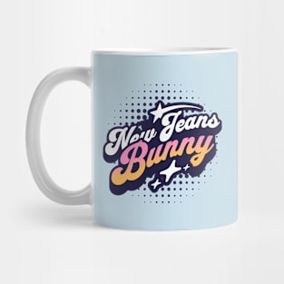 New Jeans Newjeans bunny typography text tokki kpop | Morcaworks Mug